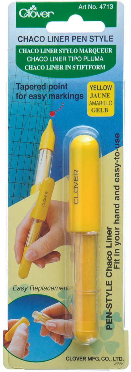 Chaco Liner Stiftform, gelb Inhalt: ca. 2,5g Kreidepulver