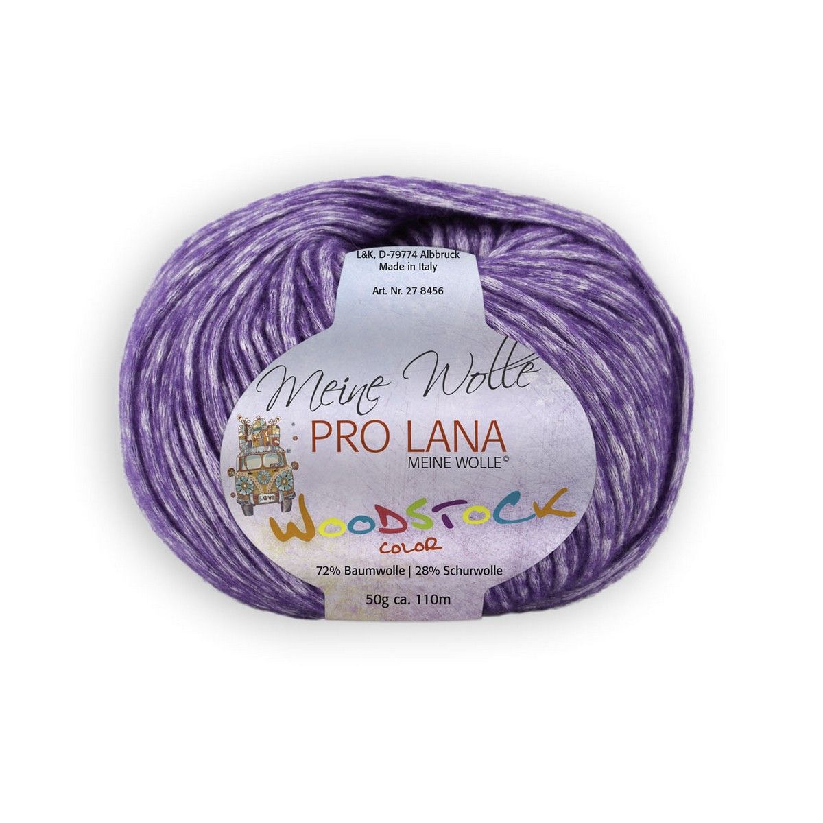 PRO LANA Woodstock, Fb. 45 72% Baumwolle, 28% Schurwolle