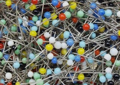 Stecknadel Plastikkopf 