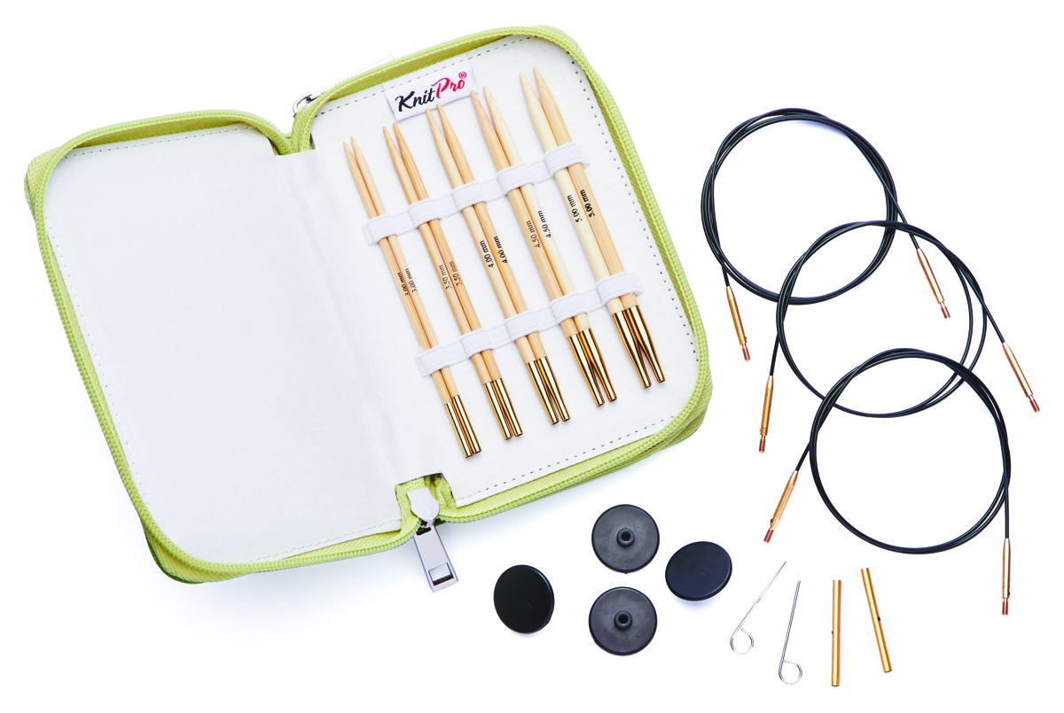 KnitPro wechselbare Nadelspitzen Set Bamboo verschiedene Ausführungen