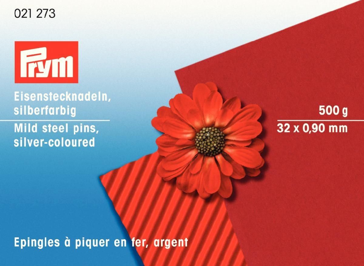 Dekostecknadel Eisen 105/30 500g vernickelt (Prym) -B-WARE