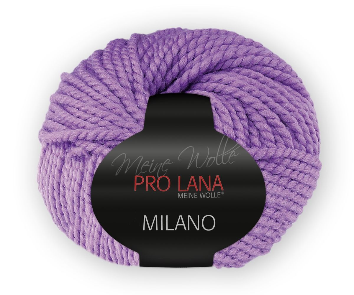 PRO LANA Milano 100% Merino fein superwash  50m / 50g, Nadelstärke 7,0-8,0, Fb. 43 PRO LANA Milano 100% Merino fein superwash  50m / 50g, Nadelstärke 7,0-8,0, Fb. 43