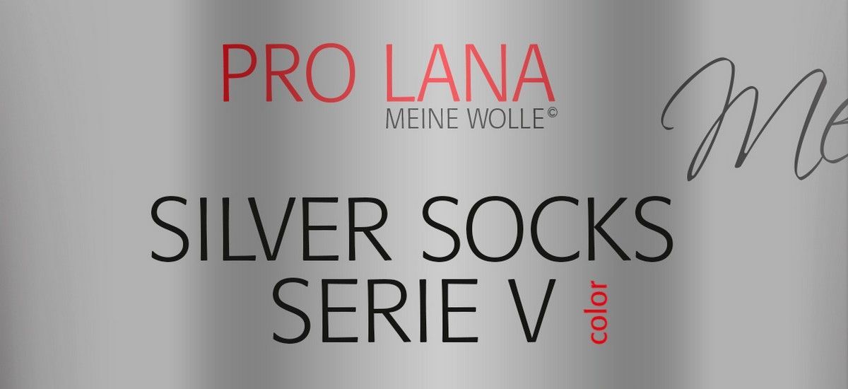 PRO LANA Silver Socks Serie V   color,  75% Schurwolle, 25% Polyamid