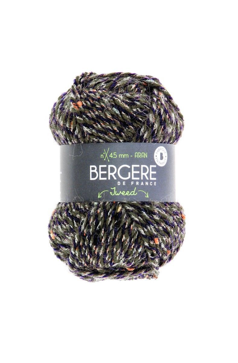 Bergere Tweed - Farbe Glasgow 53% Polyacryl , 30% Wolle, 12% Polyamid, 5% Mohair 