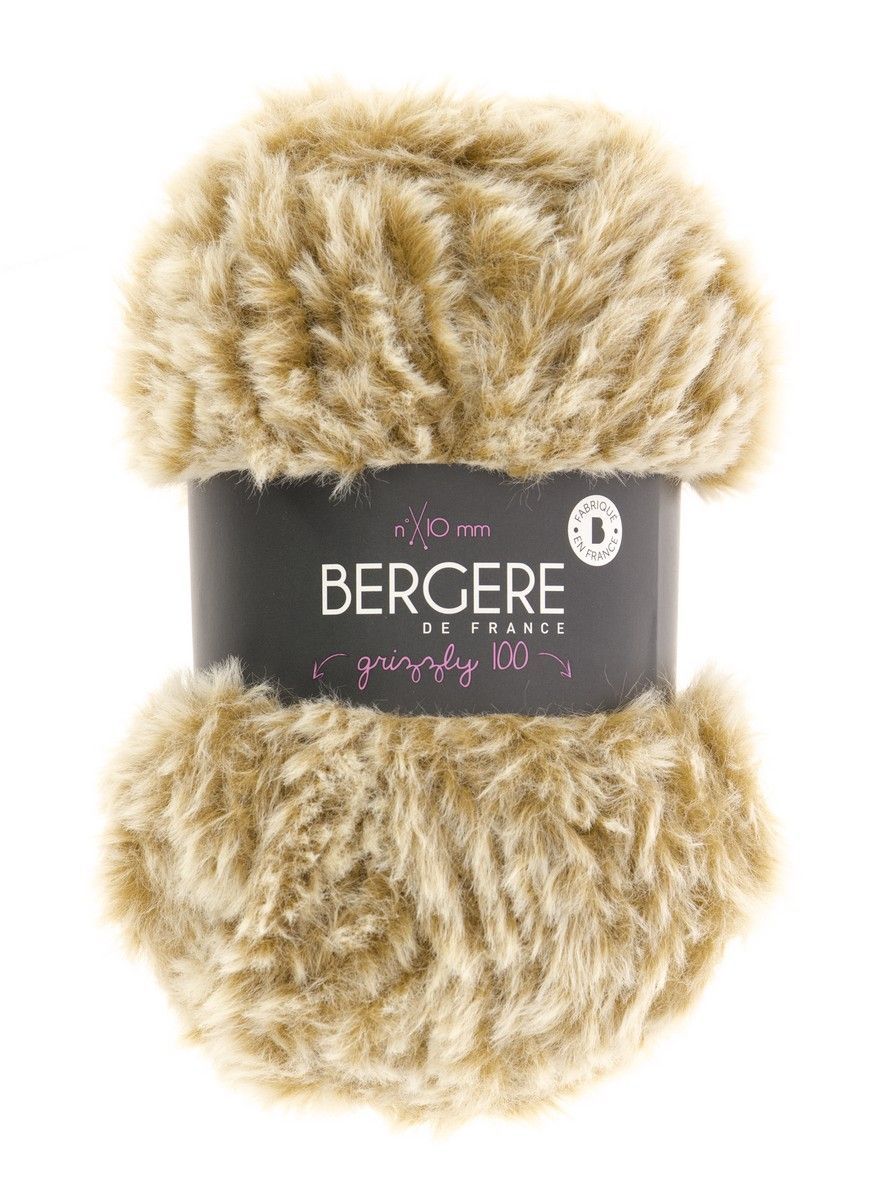 Bergere Grizzly 100 - Farbe Sable 100% Polyester, 65 m/100g