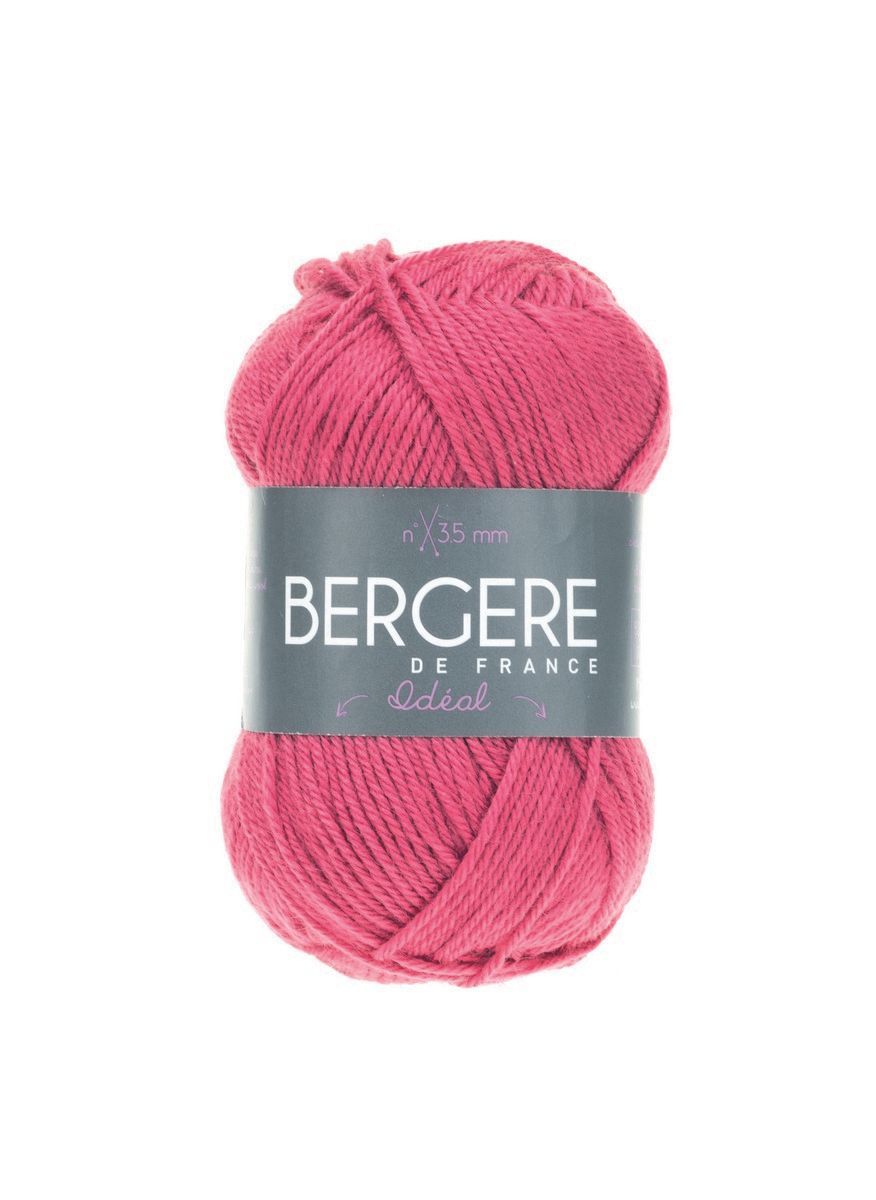 Bergere Ideal - Farbe Cyclamen, 125m/50g 40% gekämmte Wolle, 30% Polyacryl, 30% Polyamid