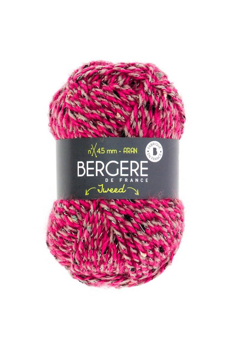 Bergere Tweed - Farbe Donegal 53% Polyacryl , 30% Wolle, 12% Polyamid, 5% Mohair 