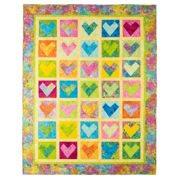 Accuquilt Stanzform Wonky Heart 6 inch Herzform