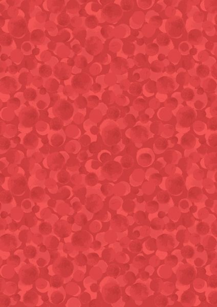 Baumwollwebware Bumbleberries Crimson