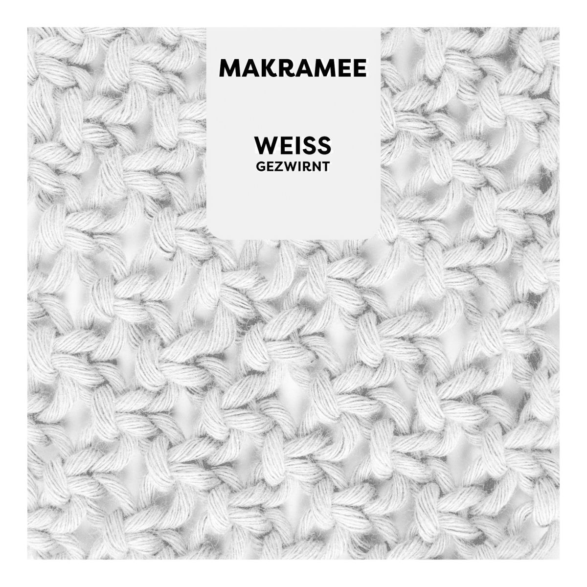 myboshi Makramee, 100% Baumwolle 50m-Lauflänge, gezwirnt, 4mm