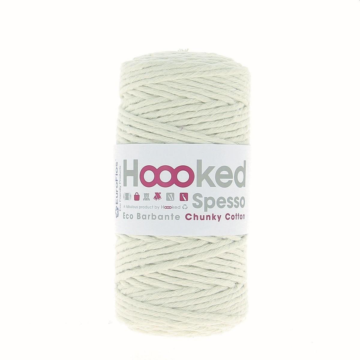 Hoooked Eco Barbante Spesso, Fb. Almond  100% recyceltes Garn