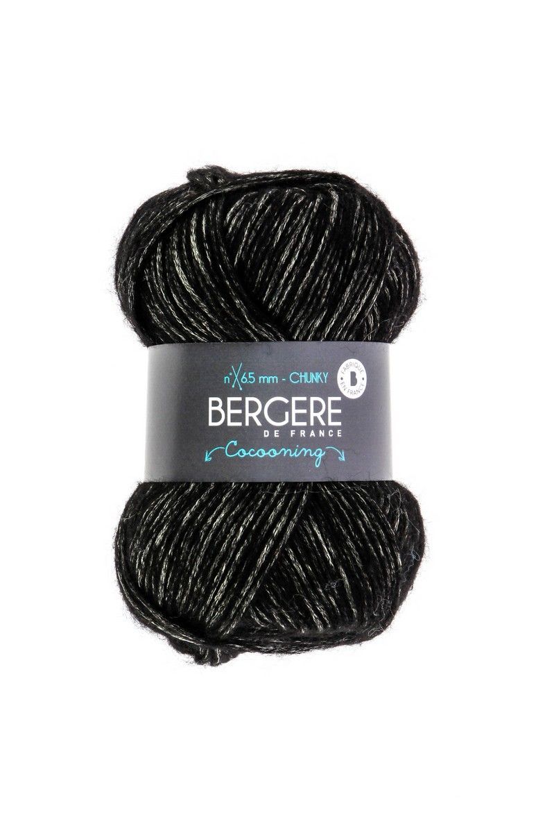 Bergere Cocooning - Farbe Noir 47% Polyester, 27% Wolle, 26% Polyacryl, 125m/50g