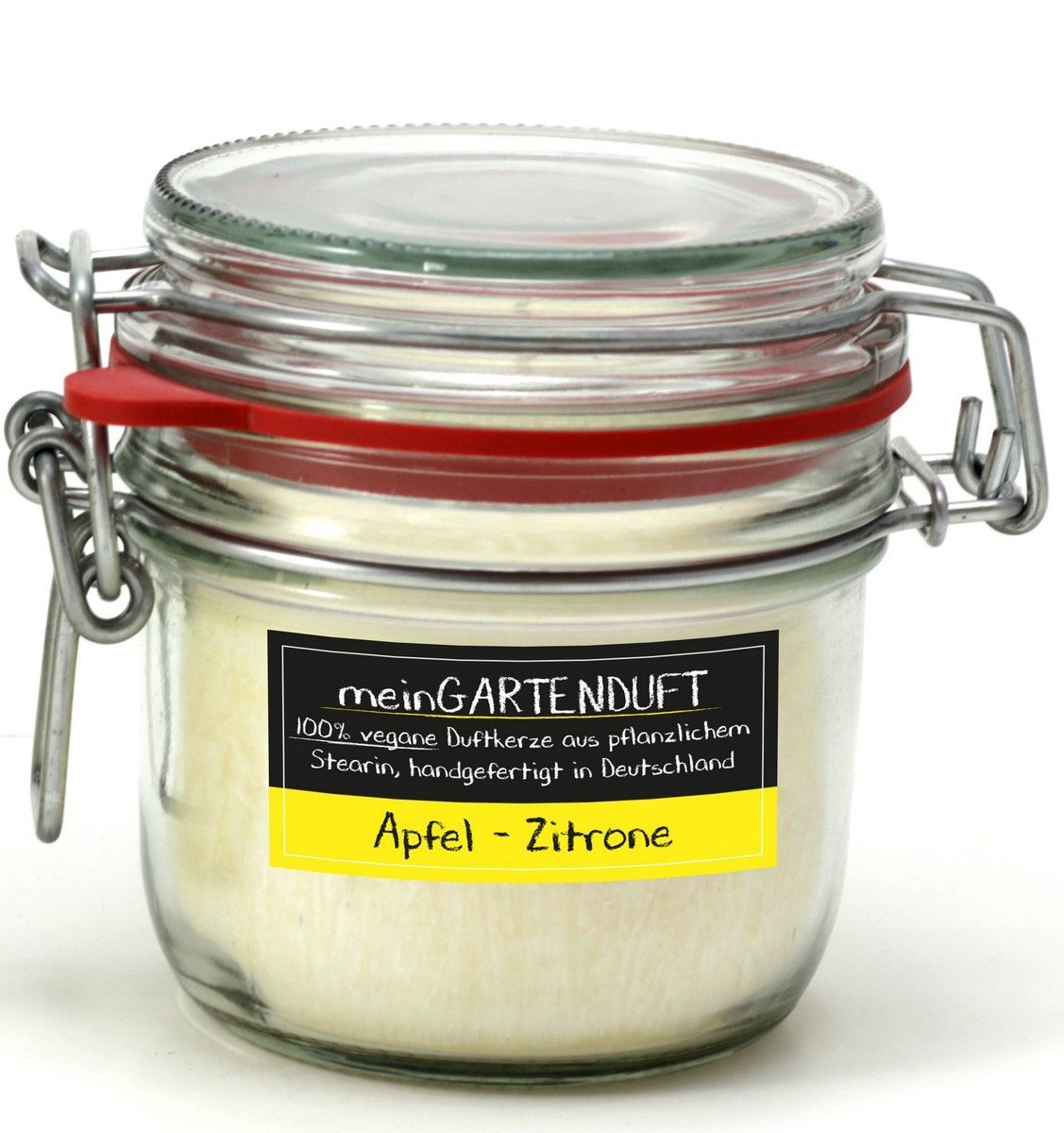 mein Gartenduft Kerze klein von Candle Factory im Drahtbügelglas mein Gartenduft Kerze klein von Candle Factory im Drahtbügelglas