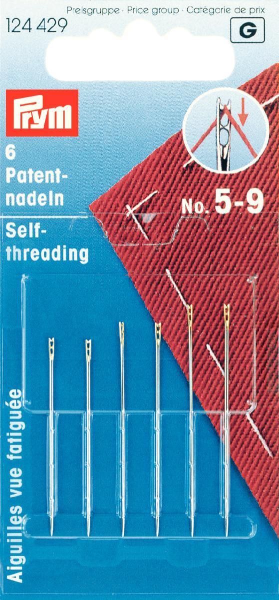 Patentnähnadeln ST 5-9 silberfarbig/goldfarbig 6 Stück