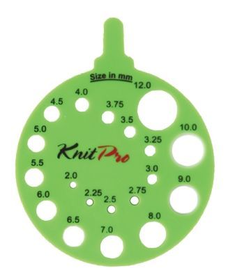 KnitPro Nadelgrößenschablone rund Ivy