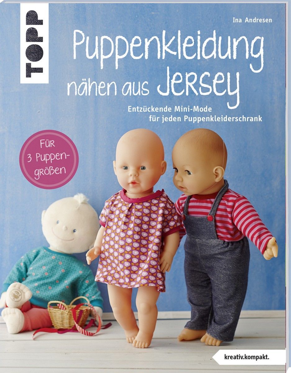Puppenkleidung nähen aus Jersey 9,99 € 