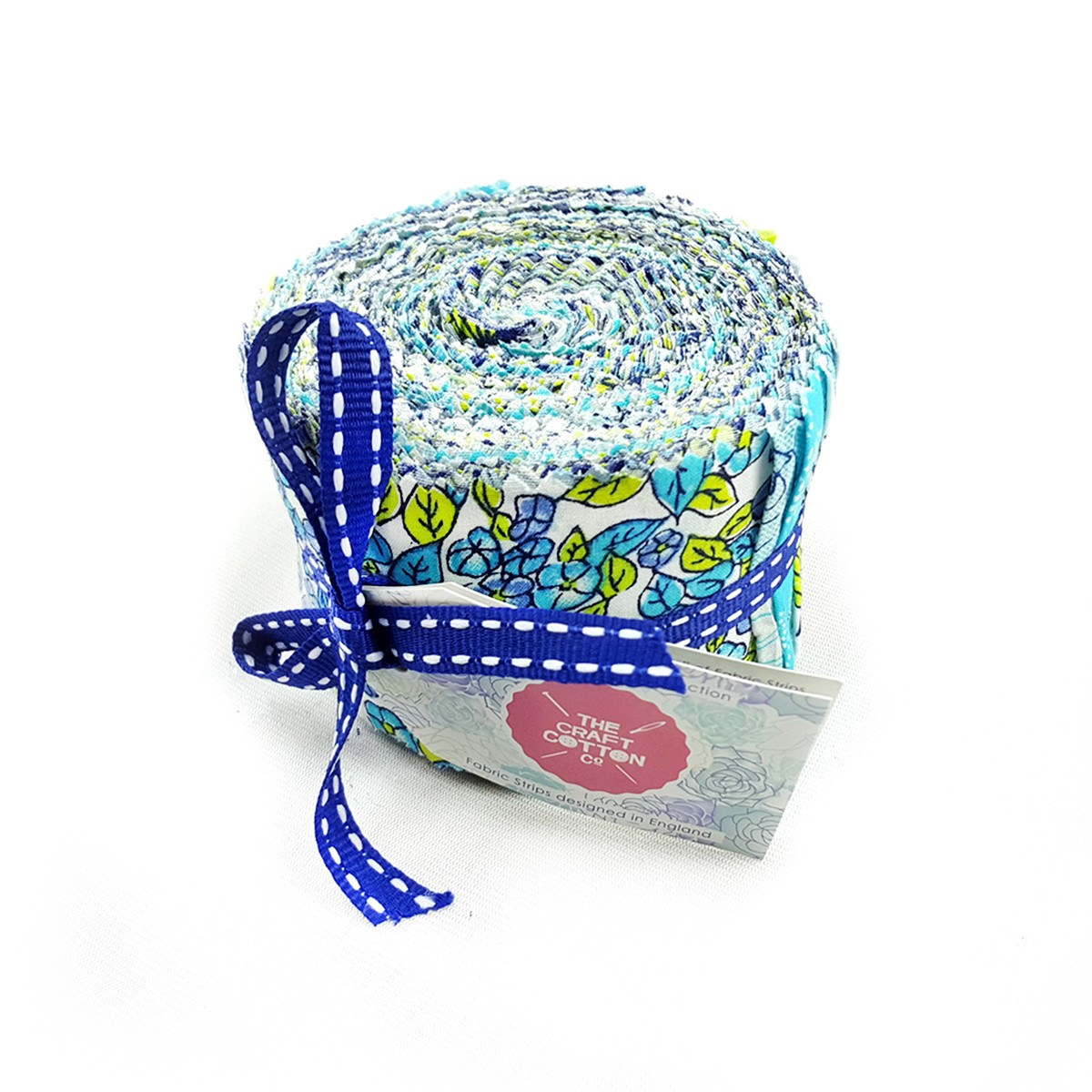 Craft Cotton Floral Sketch Fabric Roll 100% CO, 6 cm x 108 cm, Jelly Roll
