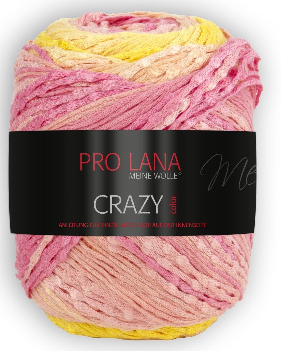 PRO LANA Crazy color, 66% Viskose, 34% Baumwolle  280m / 150g, Fb. 81