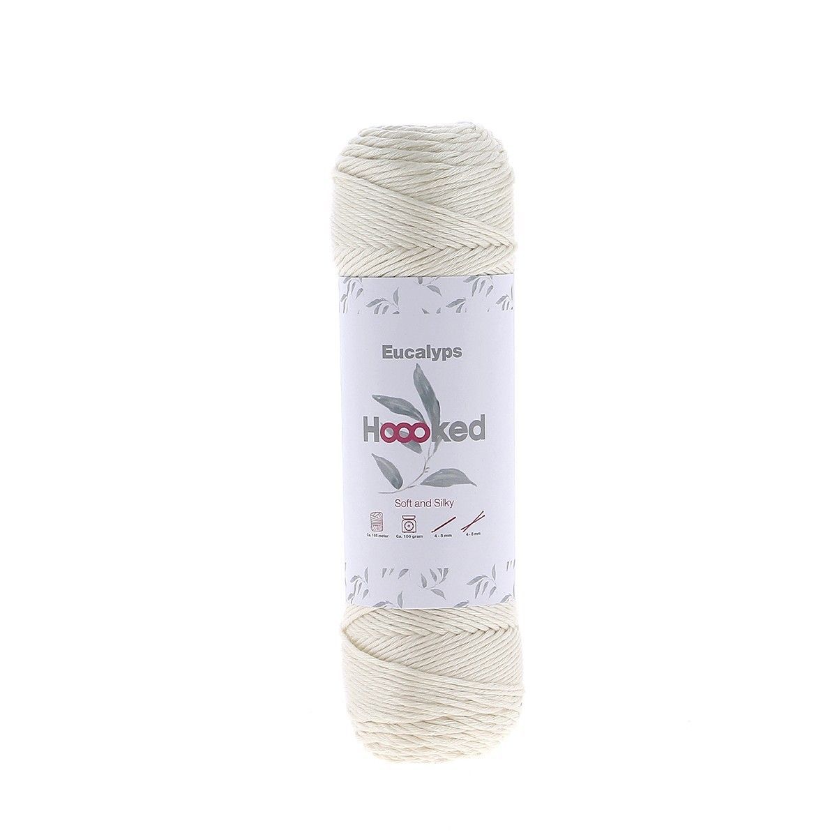 Hoooked Eucalyps, Fb. Bianco 100% Eucalyptus aus europäischen Wäldern