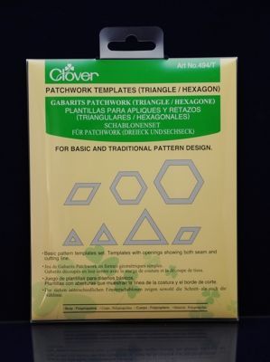 Schablonenset Dreieck + Hexagon Clover 494T 