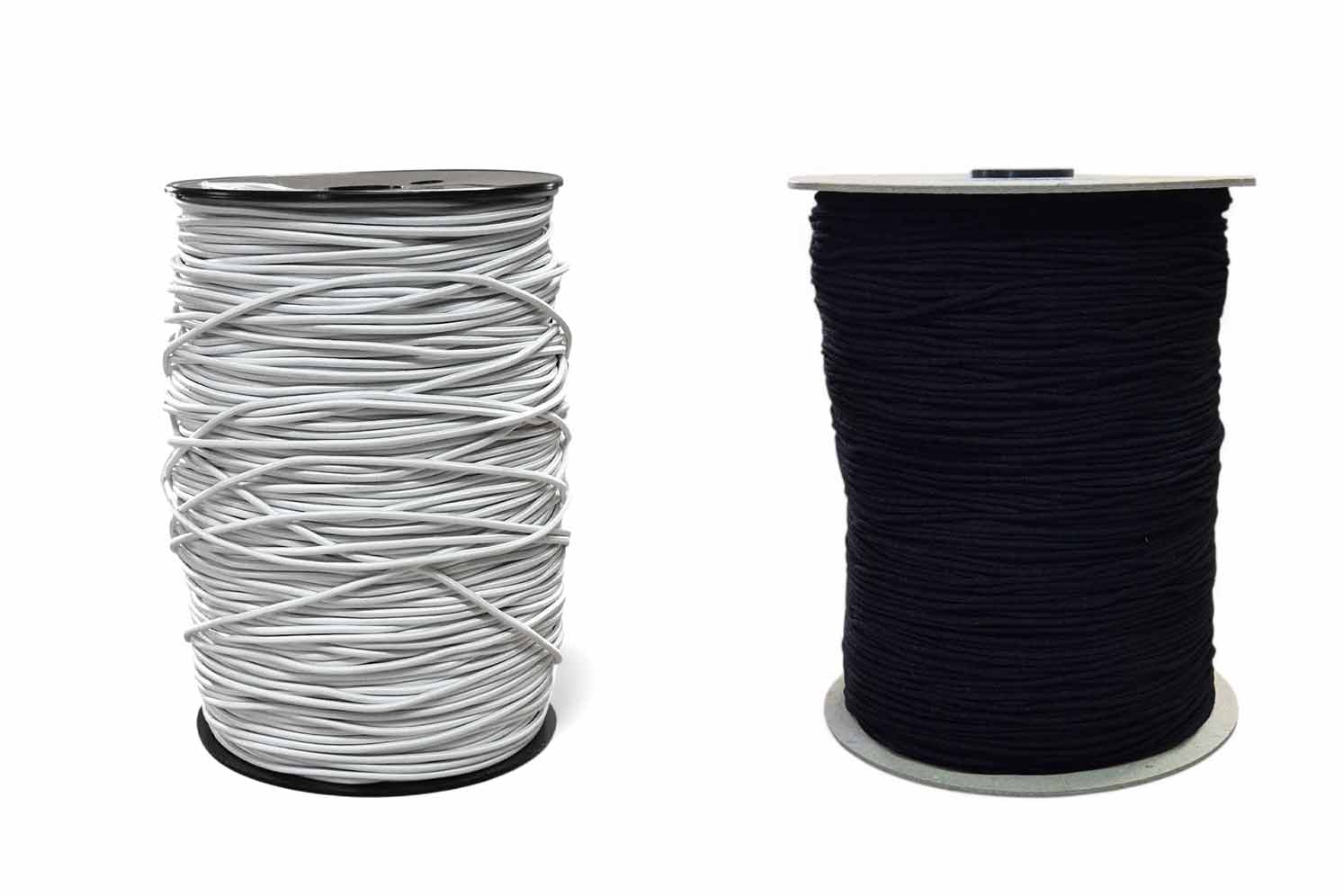 Gummikordel, Gummiband 2,5 mm verschiedene Farben