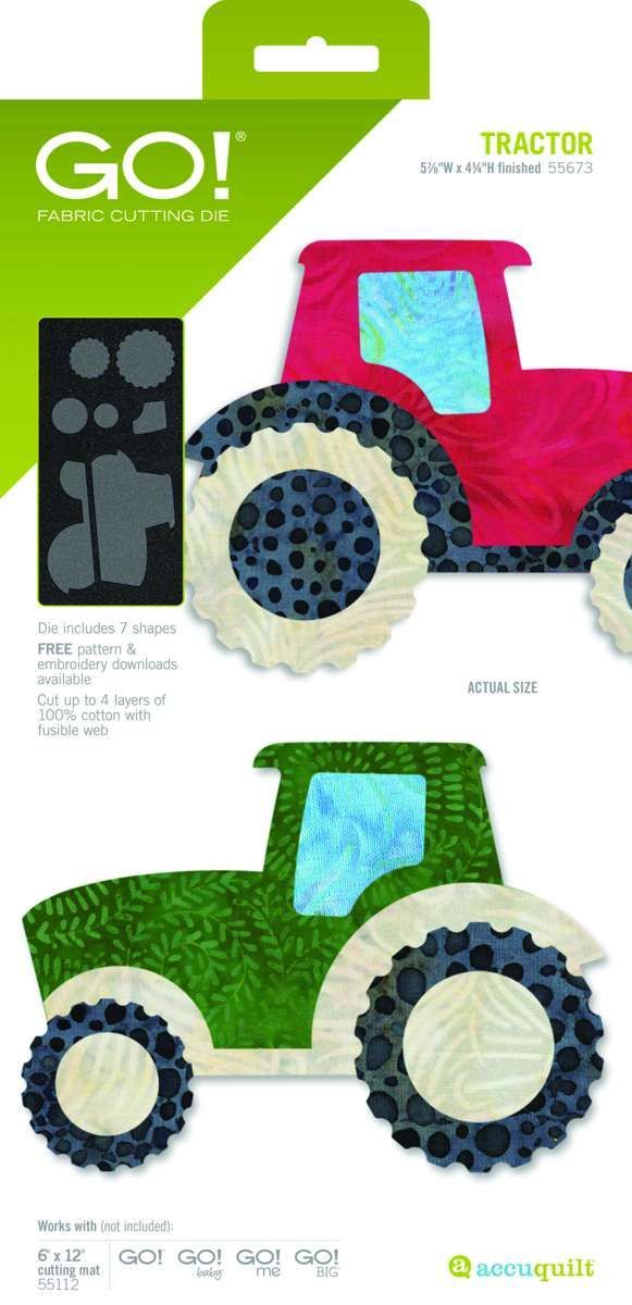 Accuquilt Stanzform Traktor - 55673