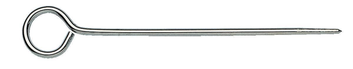 Ringstecker ST silberfarbig 1,60 x 67 mm, 100 Stück