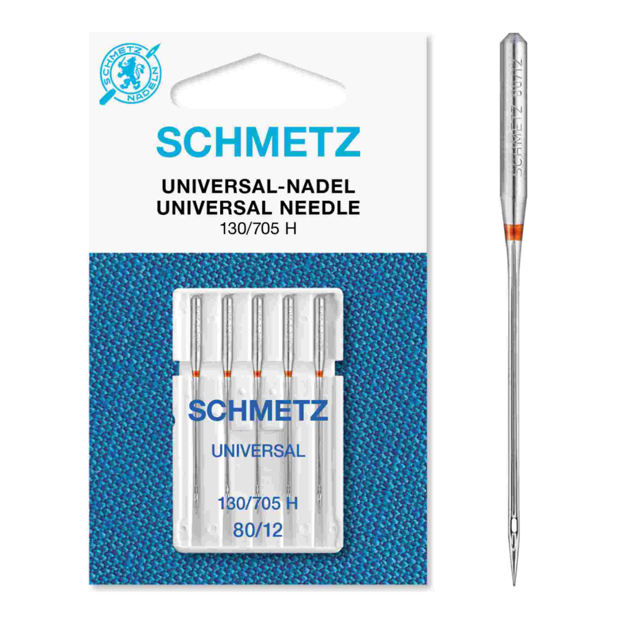 Nähm.Nadel Schmetz Universal 5St. 130/705 H 80/12, VE20