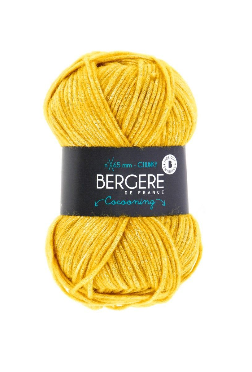 Bergere Cocooning - Farbe Poussin 47% Polyester, 27% Wolle, 26% Polyacryl, 125m/50g