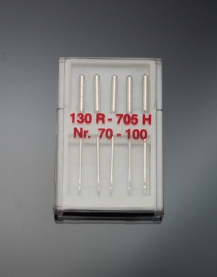 Nähmaschinen-Nadel Schmetz 130/705H, 5St. Nr.70-80-90-100    