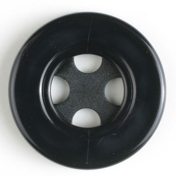 Modeknopf Größe 30 mm schwarz 
