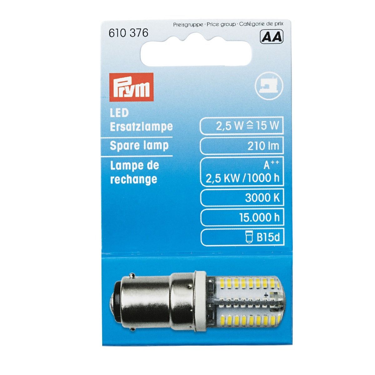 LED Ersatzlampe für Nähmaschine Bajonett 1St 