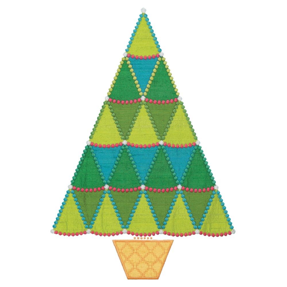 Accuquilt Stanzform Sparkle Jumbo Tree by Sarah Vedeler - 55094