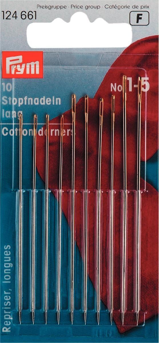 Prym Stopfnadel-Sortiment lang Nr. 1-5  Inhalt: 10 Stück