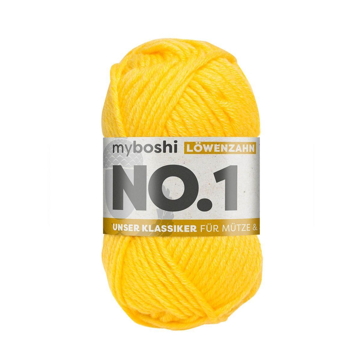 myboshi No.1, 70% Polyacryl, 30% Merino löwenzahn