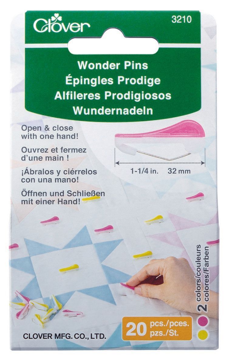 Clover Wondernadeln, Inhalt 20 Stück 