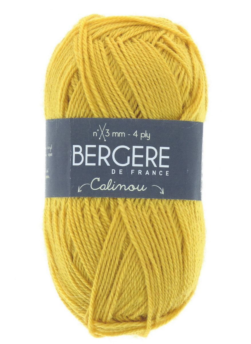 Bergere Calinou - Farbe Safran 185m/50g, 75% Polyacryl, 25% Wolle