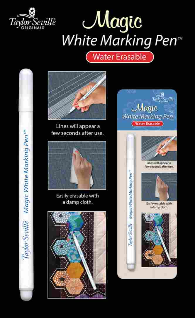 Taylor Seville Magic White Marking Pen Weiß, 1 Stück