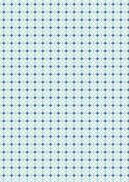 Baumwollwebware Marrakech Small Tile Blau 