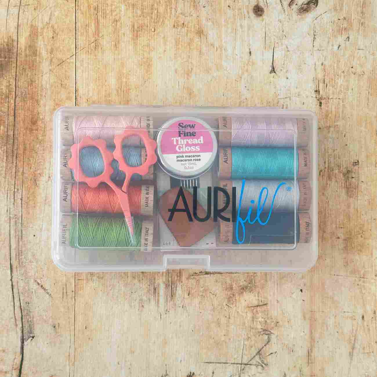 AURIfil Garnbox - Leerbox für 10 kleine Spulen 