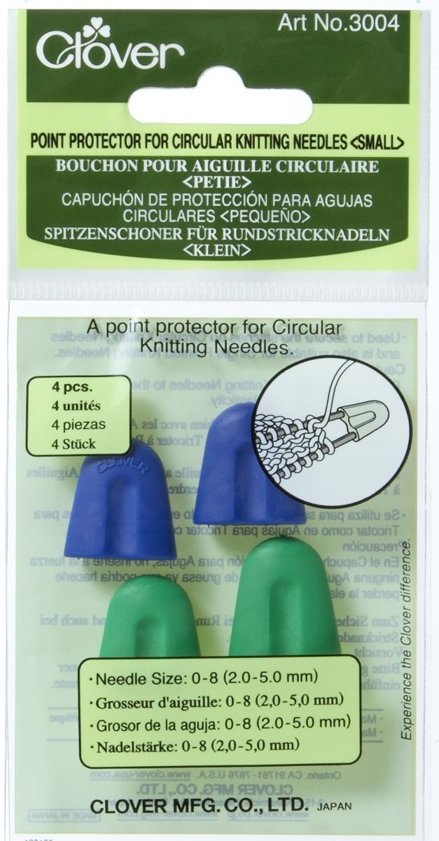 Spitzenschoner für Rundstricknadeln klein 2.0-5.0mm - 3004