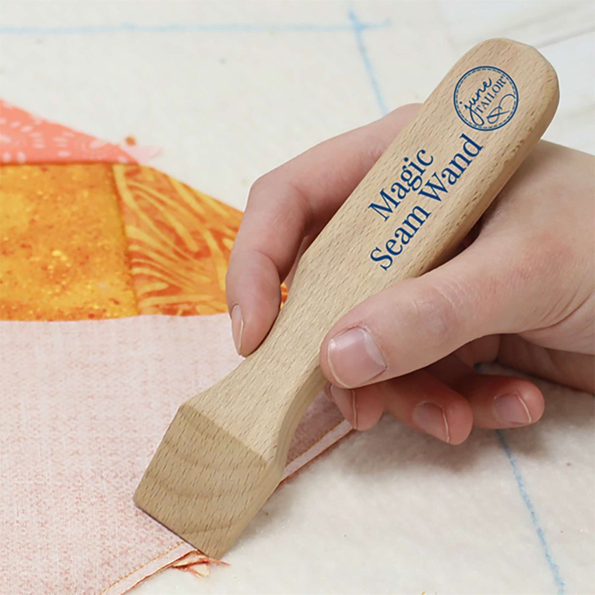 June Tailor Magic Seam Wand Bügel- und Saumhilfe aus Holz