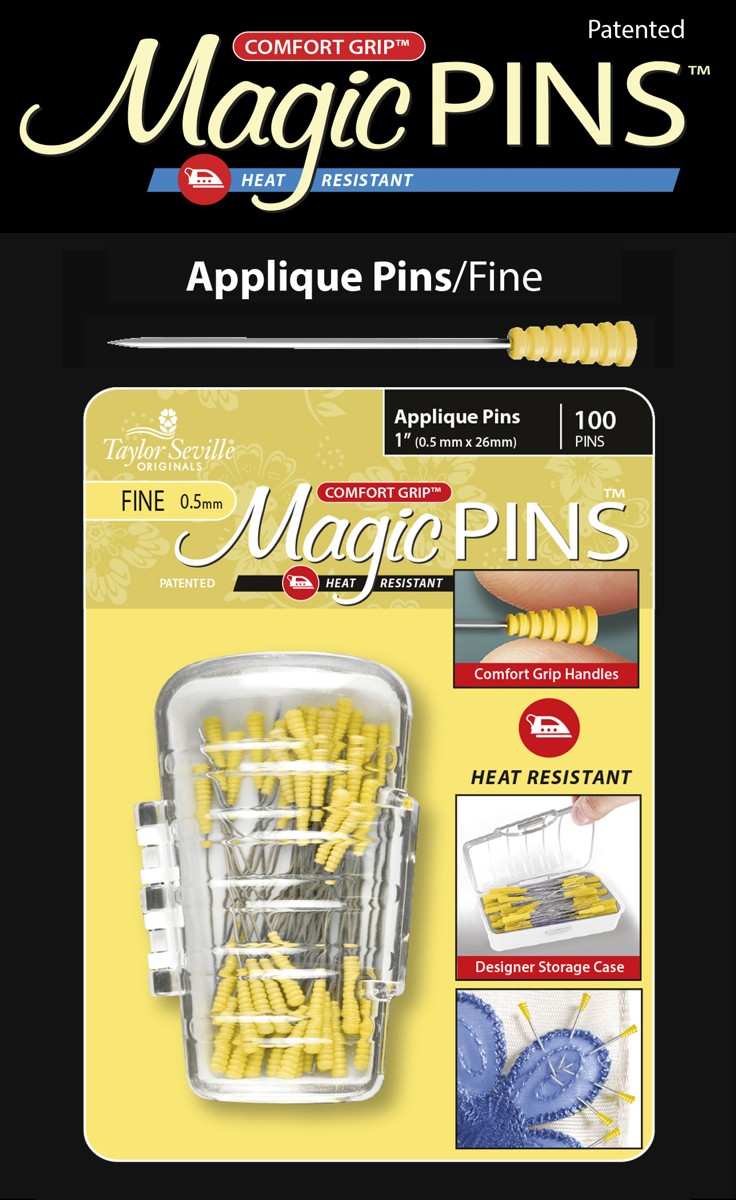 Taylor Seville Magic Pins - Applique fine 0,5 x 26 mm, 100 Stück