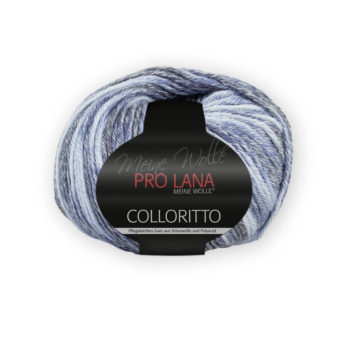 PRO LANA Colloritto 50g, Farbe-Nr. 83 jeans 50% Schurwolle, 50% Polyacryl  50g