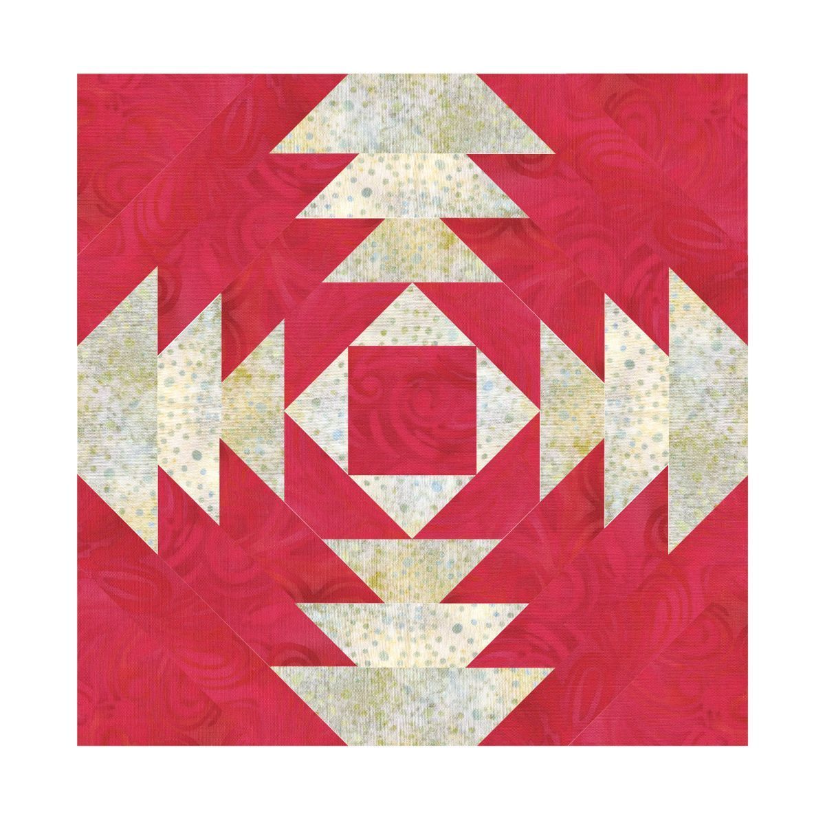 Accuquilt Stanzform Pineapple zur Fertigung eines Blocks - 55485