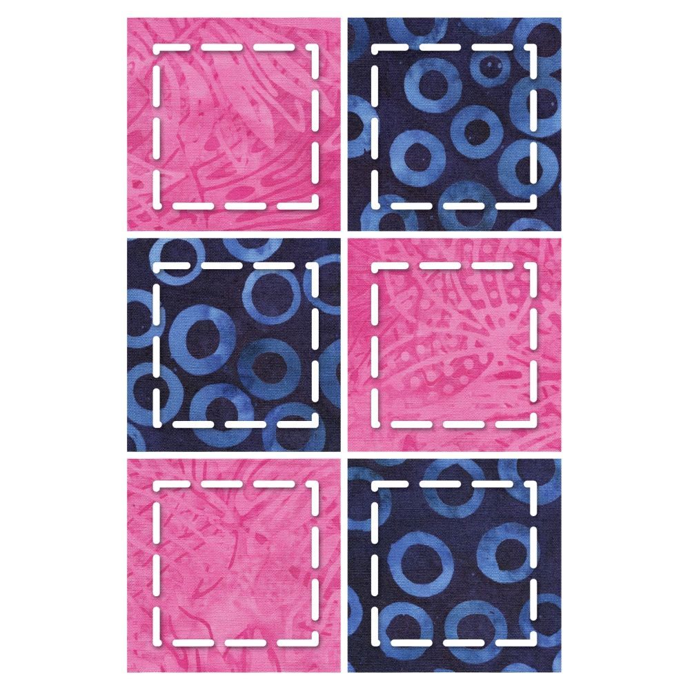 Accuquilt Stanzform Square 2 inch Quadrat (ca. 5,1cm) - 55022