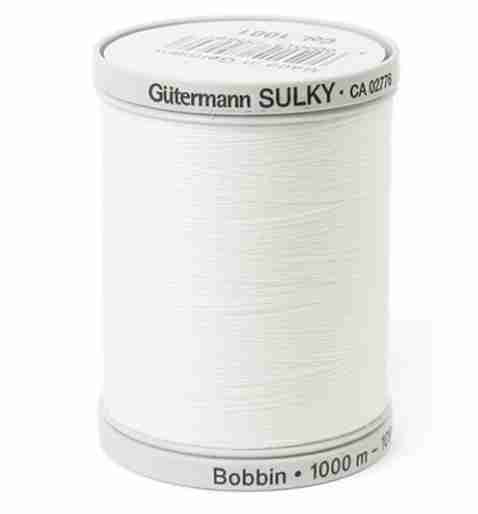 Gütermann Sulky Bobbin 1000m Farbe 1001