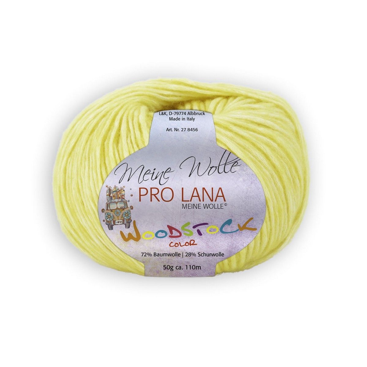 PRO LANA Woodstock, Fb. 21 72% Baumwolle, 28% Schurwolle