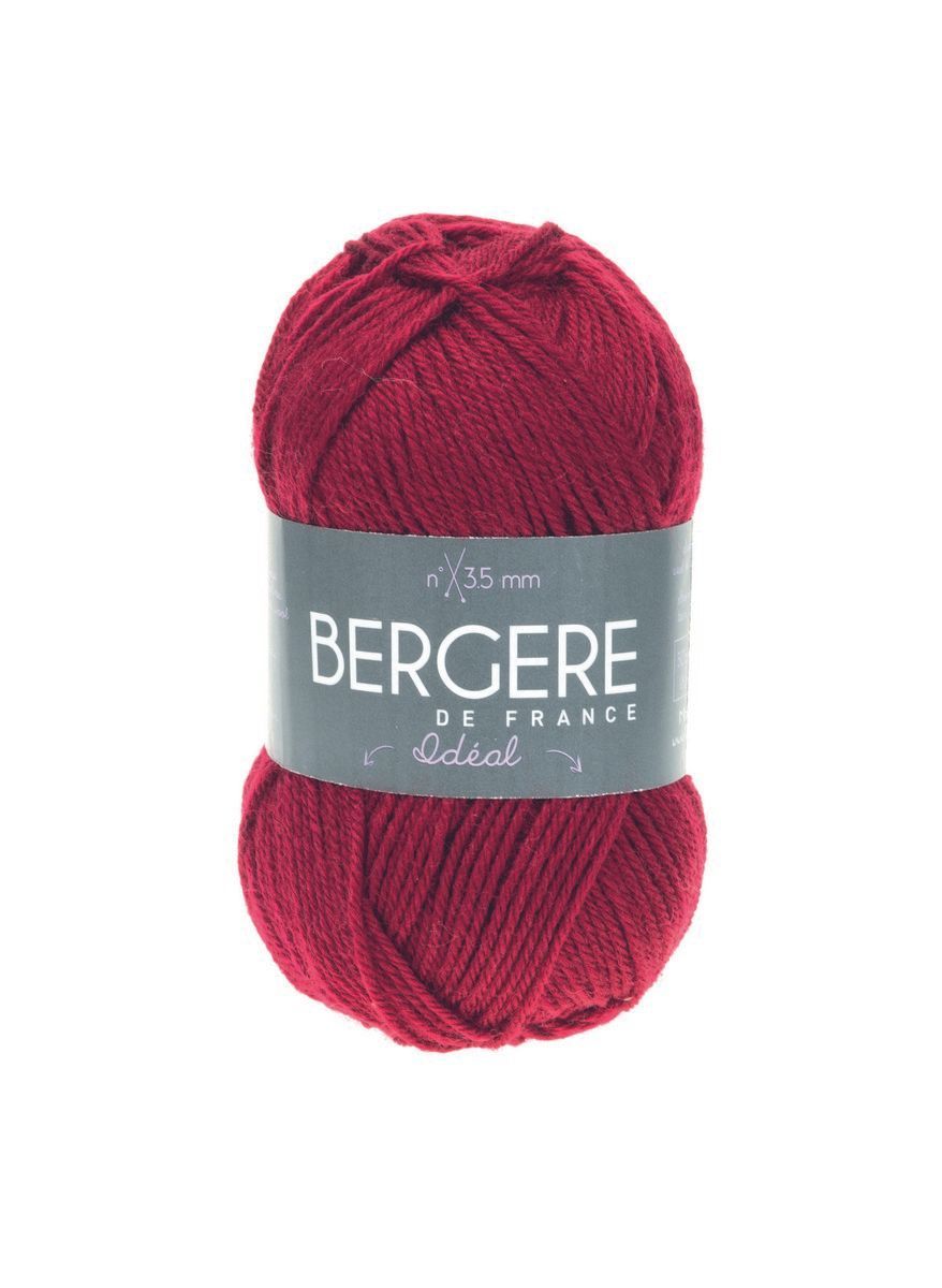 Bergere Ideal - Farbe Brouilly, 125m/50g 40% gekämmte Wolle, 30% Polyacryl, 30% Polyamid