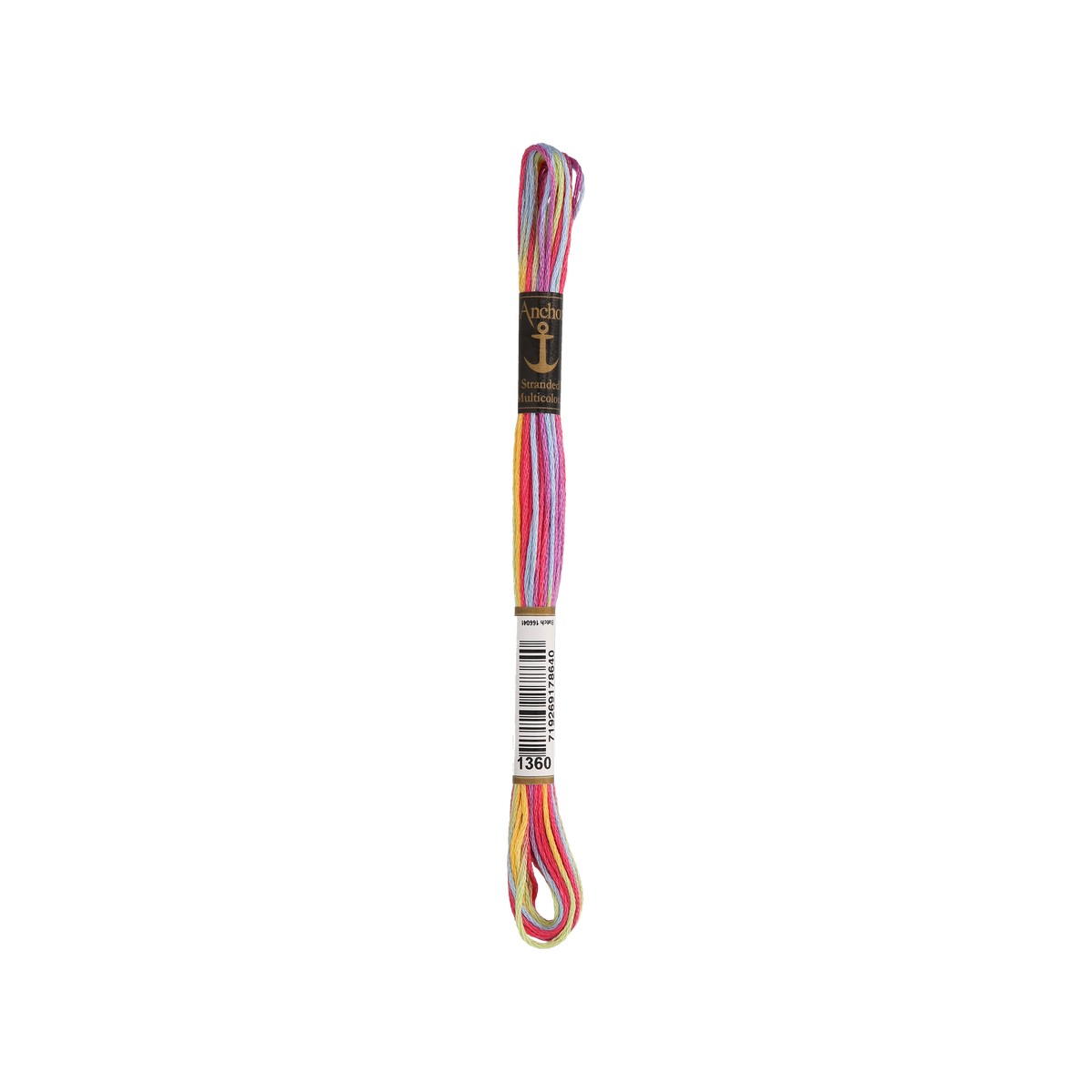 Anchor Sticktwist Multicolor 4615000 Fb. 1360 100% Baumwolle, Lauflänge 8m